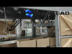 Control por PLC de la línea automática de embalaje de pan 35-150 bolsas/min Capacidad