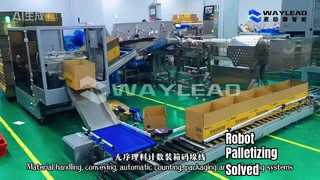 Sistemas de manipulación de materiales, transporte, conteo automático, embalaje y paletizado.