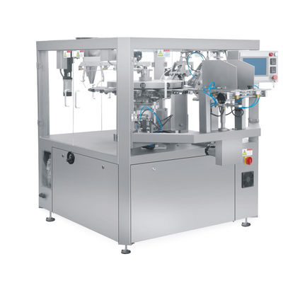 WG210 Bolsa prefabricada de Doypack Máquina rotativa de embalaje de frutas secas para envases de refrigerios