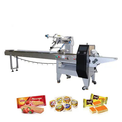 Máquina de envasado de flujo horizontal HFFS para alimentos y productos farmacéuticos