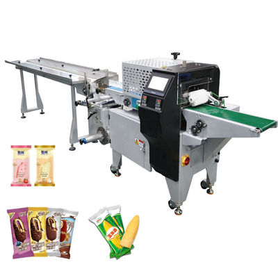 Máquina automática de envasado de helados HFS de flujo horizontal