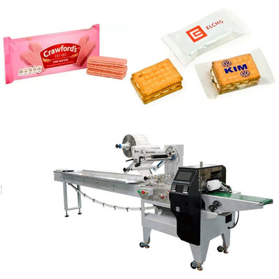 Máquina automática de embalaje de bolsas de cojines de panadería Control PLC 3.1 - 4.5KW WZ-220