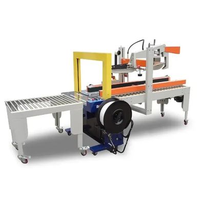 Máquina de sellado de cinturones de cartón automático plegable 430KG para una producción racionalizada