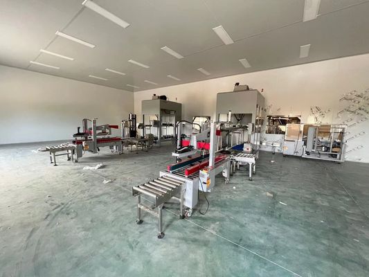 Función de formación Línea de embalaje automática 35-150 bolsas/min Para cartón tamaño 250-350g/m2