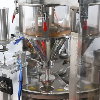 Venta caliente automática de jugo de café y yogur taza de rotación de la taza de jelly taza de llenado máquina de sellado