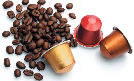 Máquina automática de sellado de tazas de café en polvo Nespresso