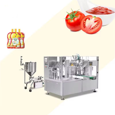 Máquina de sellado de relleno de bolsas de forma especial prefabricada para bolsas de miel líquida de jugo de gel energético