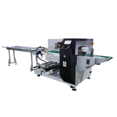 WZ220 Máquina automática de embalaje de almohadas para alimentos Tipo de película de embalaje PP PVC PS EVA, etc.