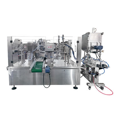 La máquina de embalaje de bolsas industriales es adecuada para la medicina de alimentos para mascotas de dulces y admite el embalaje múltiple de sello trasero y sello de cuatro lados.