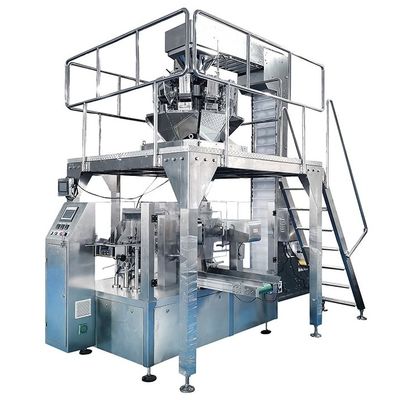 Máquina empacadora de bolsas inteligente 3 bolsas por segundo ±0.1g Precisión Cuerpo de acero inoxidable 304